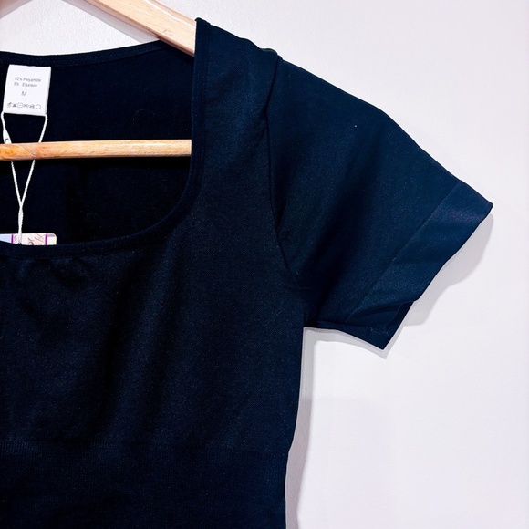 HEYSHAPE Black Square Neck Bodysuit | Sculpting Seamless Shapewear NWT * - Picture 5 of 8